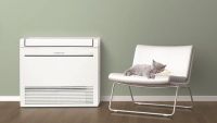 Mitsubishi Floor console heat pump KJ