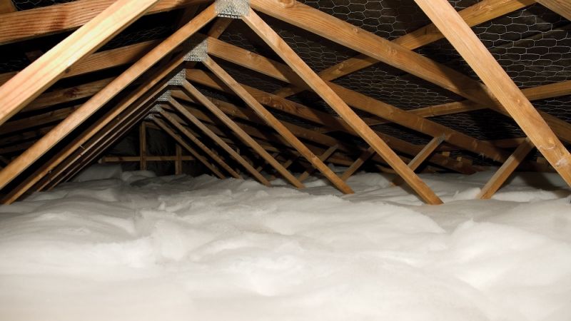 Ceiling Blanket Insulation Installed class=