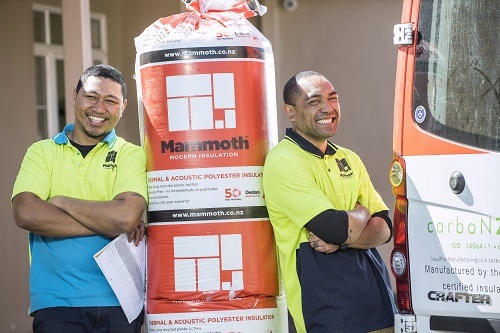 Installers With Mammoth At House