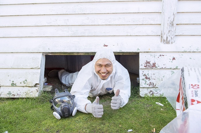 Underfloor Insulation Install 1